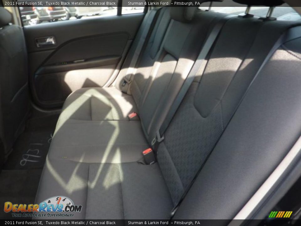 2011 Ford Fusion SE Tuxedo Black Metallic / Charcoal Black Photo #9