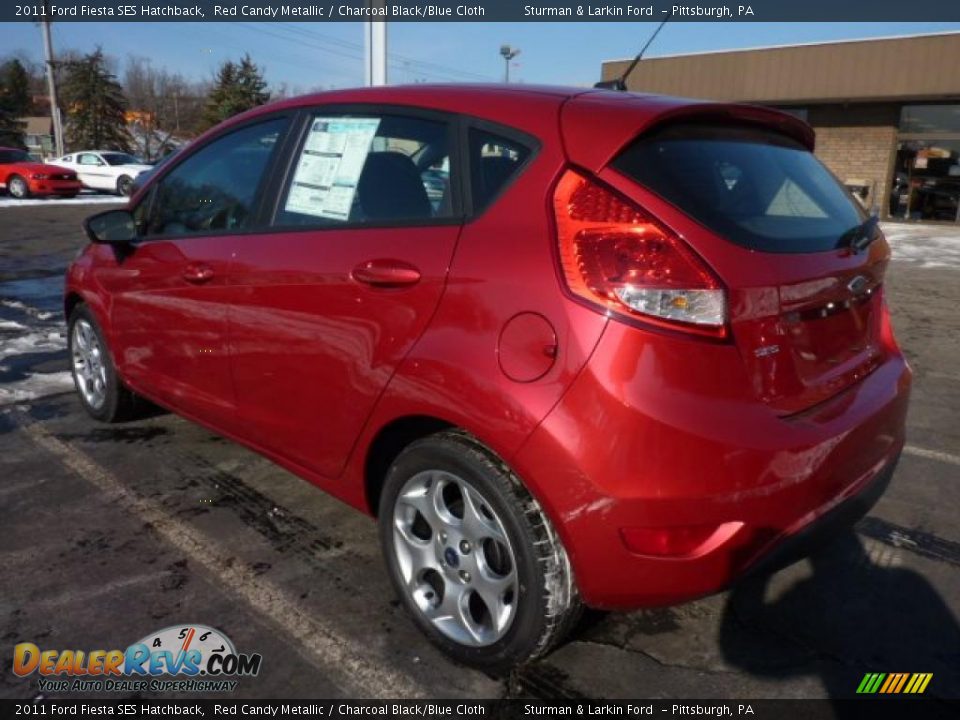 Red Candy Metallic 2011 Ford Fiesta SES Hatchback Photo 4