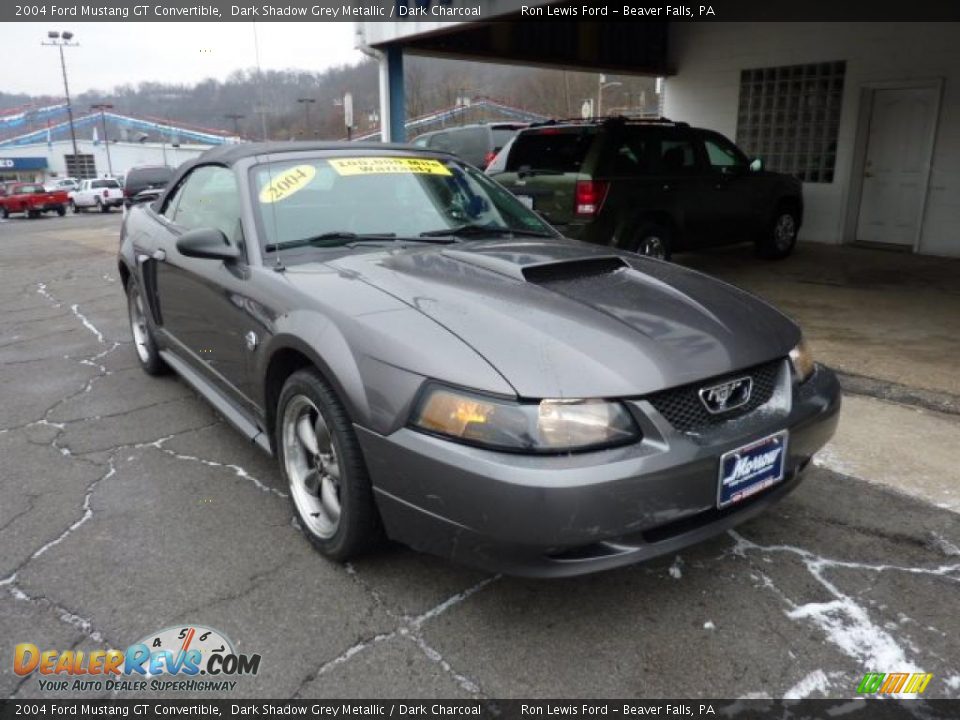 2004 Ford Mustang GT Convertible Dark Shadow Grey Metallic / Dark Charcoal Photo #3