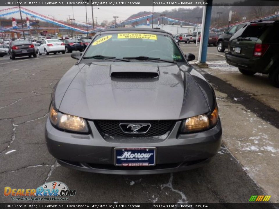 2004 Ford Mustang GT Convertible Dark Shadow Grey Metallic / Dark Charcoal Photo #4
