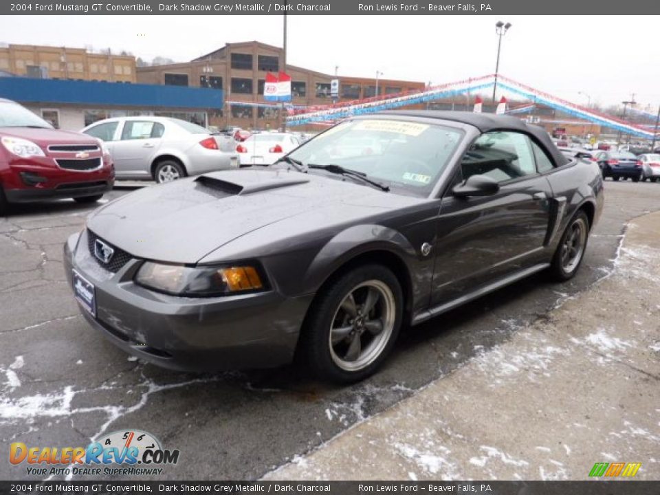 2004 Ford Mustang GT Convertible Dark Shadow Grey Metallic / Dark Charcoal Photo #5