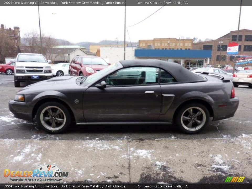 2004 Ford Mustang GT Convertible Dark Shadow Grey Metallic / Dark Charcoal Photo #6