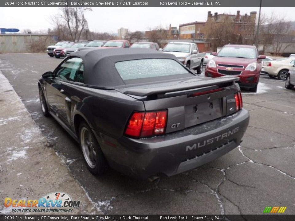 2004 Ford Mustang GT Convertible Dark Shadow Grey Metallic / Dark Charcoal Photo #8