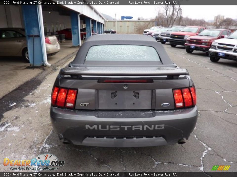 2004 Ford Mustang GT Convertible Dark Shadow Grey Metallic / Dark Charcoal Photo #9