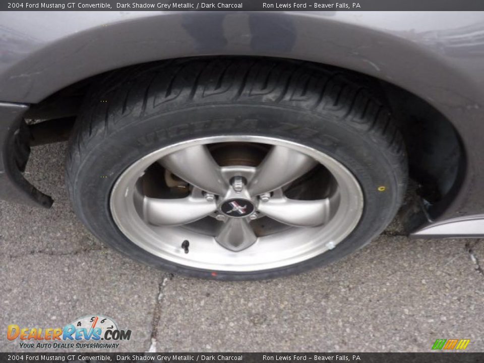 2004 Ford Mustang GT Convertible Dark Shadow Grey Metallic / Dark Charcoal Photo #11
