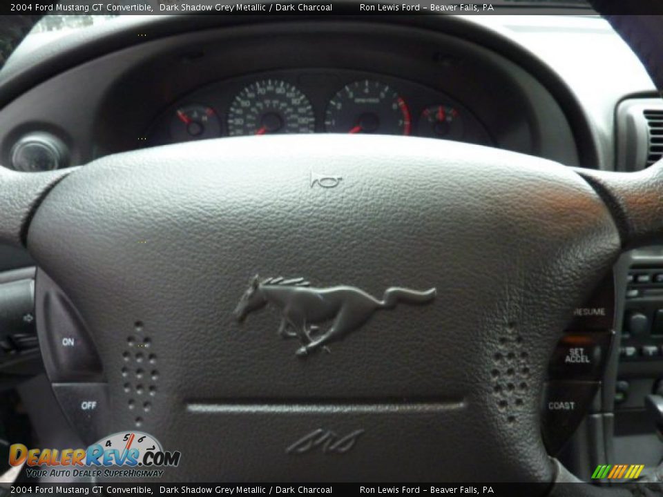 2004 Ford Mustang GT Convertible Dark Shadow Grey Metallic / Dark Charcoal Photo #24