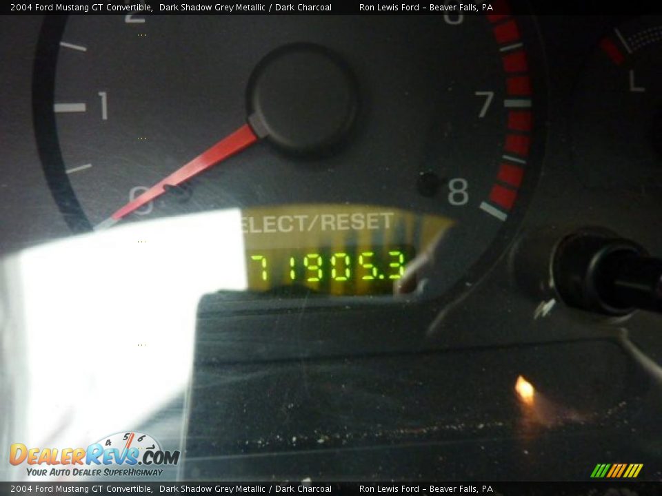 2004 Ford Mustang GT Convertible Dark Shadow Grey Metallic / Dark Charcoal Photo #25