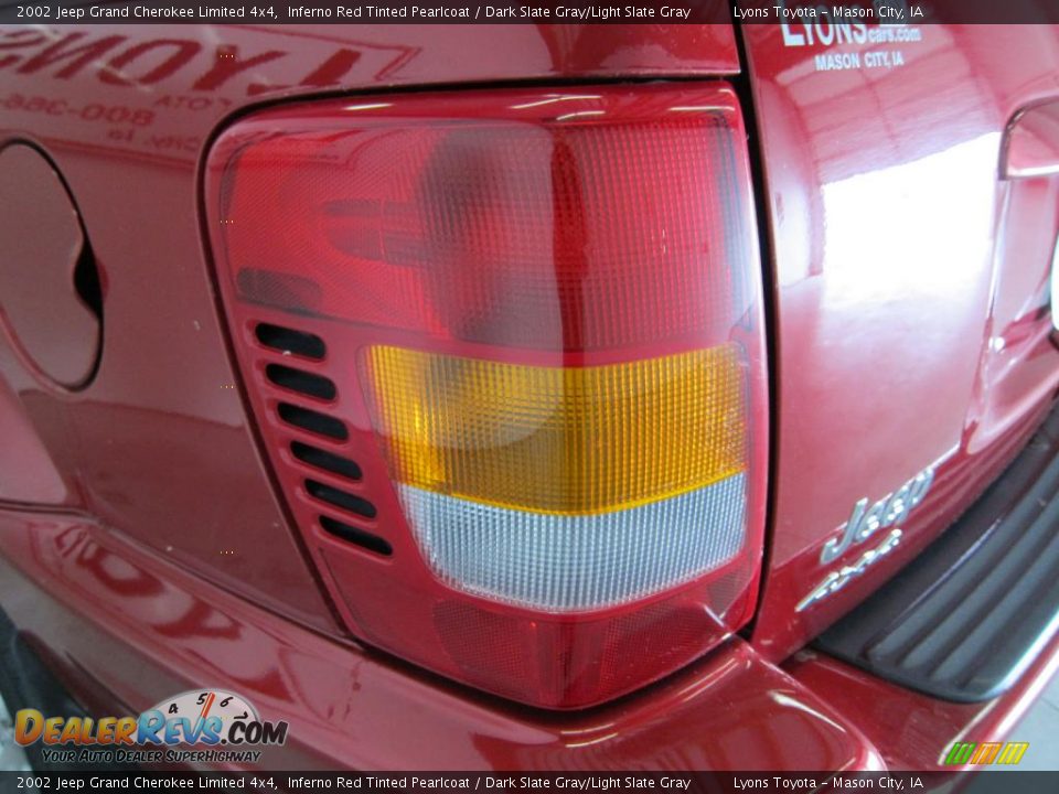 2002 Jeep Grand Cherokee Limited 4x4 Inferno Red Tinted Pearlcoat / Dark Slate Gray/Light Slate Gray Photo #3