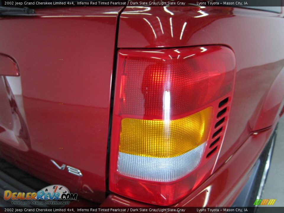 2002 Jeep Grand Cherokee Limited 4x4 Inferno Red Tinted Pearlcoat / Dark Slate Gray/Light Slate Gray Photo #4