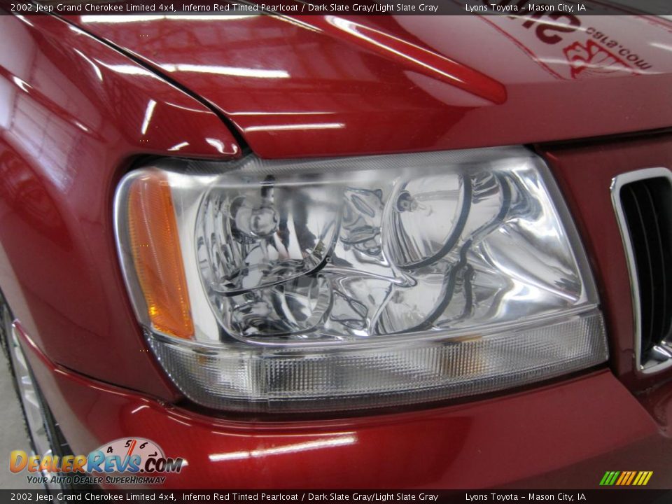2002 Jeep Grand Cherokee Limited 4x4 Inferno Red Tinted Pearlcoat / Dark Slate Gray/Light Slate Gray Photo #6