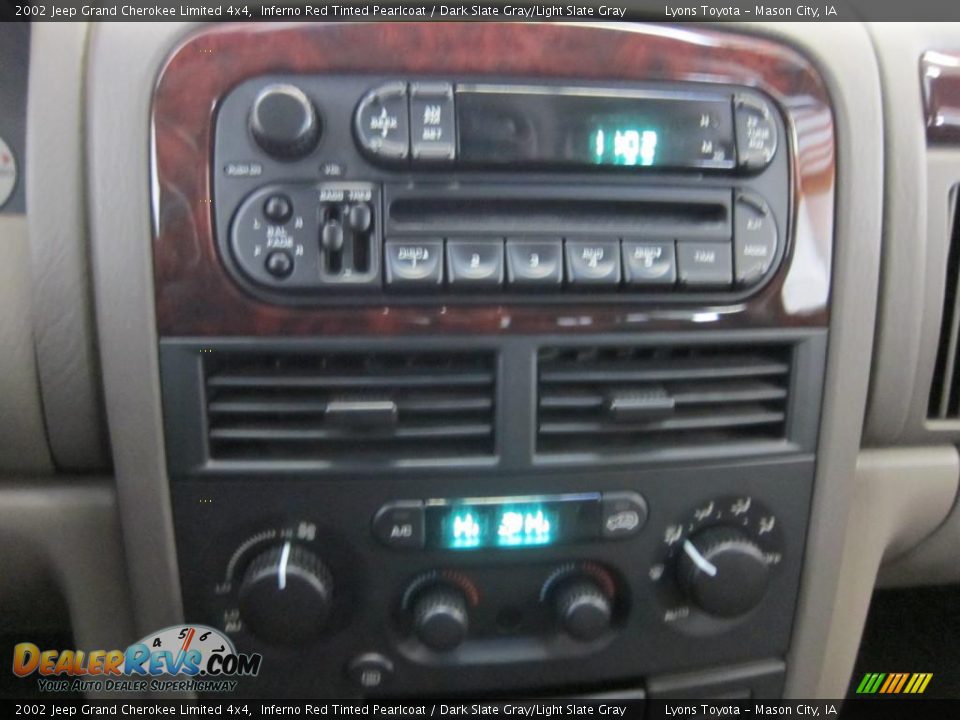 2002 Jeep Grand Cherokee Limited 4x4 Inferno Red Tinted Pearlcoat / Dark Slate Gray/Light Slate Gray Photo #12