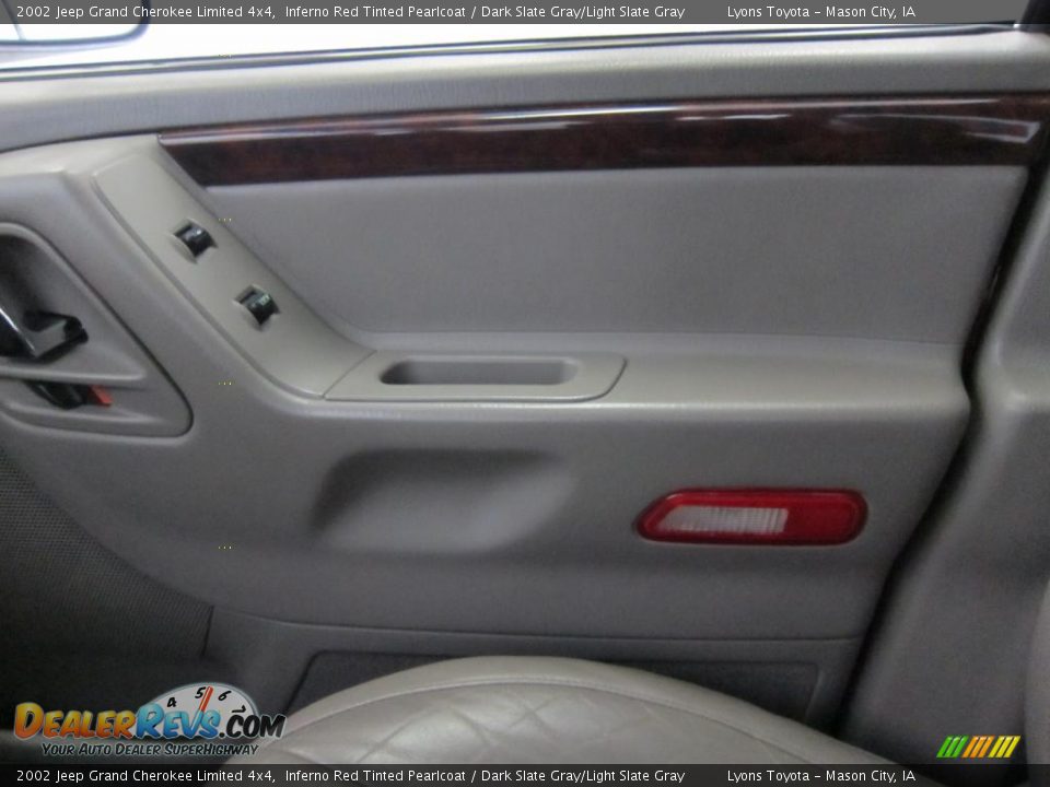 2002 Jeep Grand Cherokee Limited 4x4 Inferno Red Tinted Pearlcoat / Dark Slate Gray/Light Slate Gray Photo #30