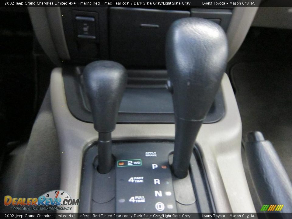 2002 Jeep Grand Cherokee Limited 4x4 Inferno Red Tinted Pearlcoat / Dark Slate Gray/Light Slate Gray Photo #31