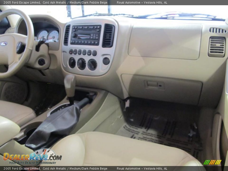 Medium Dark Pebble Beige Interior 2005 Ford Escape Limited