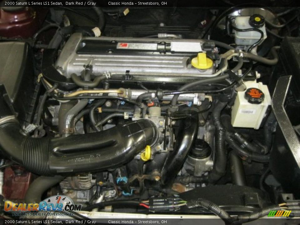2000 Saturn L Series LS1 Sedan Dark Red / Gray Photo #7