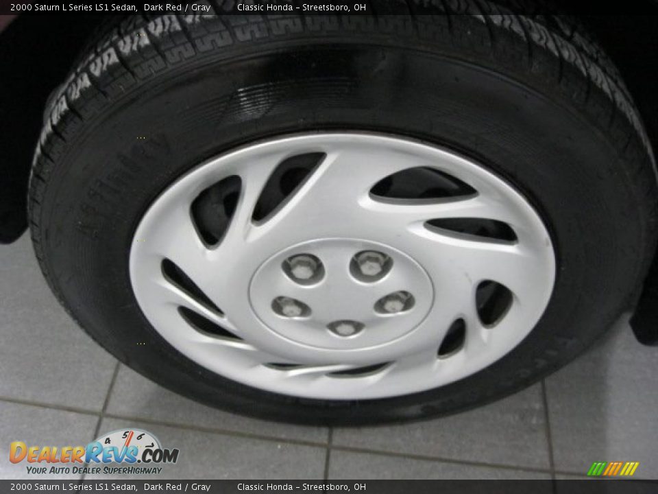 2000 Saturn L Series LS1 Sedan Dark Red / Gray Photo #11