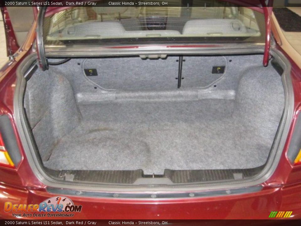 2000 Saturn L Series LS1 Sedan Dark Red / Gray Photo #13