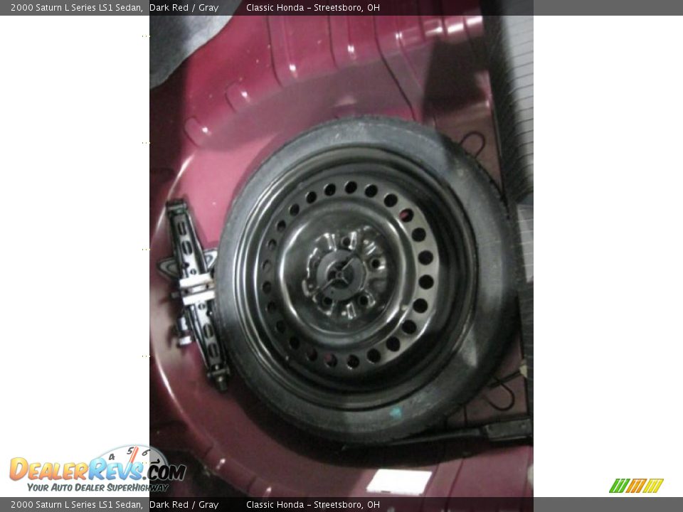 2000 Saturn L Series LS1 Sedan Dark Red / Gray Photo #14