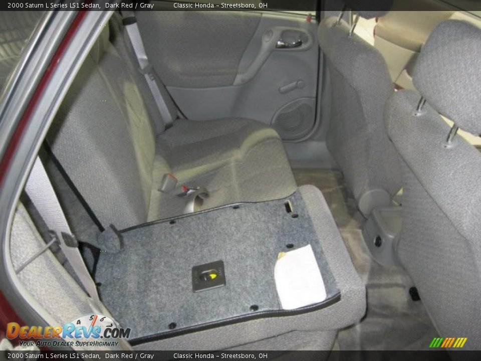 2000 Saturn L Series LS1 Sedan Dark Red / Gray Photo #15
