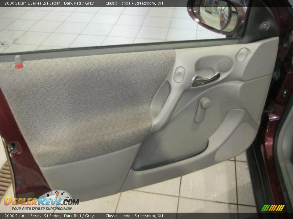 2000 Saturn L Series LS1 Sedan Dark Red / Gray Photo #18