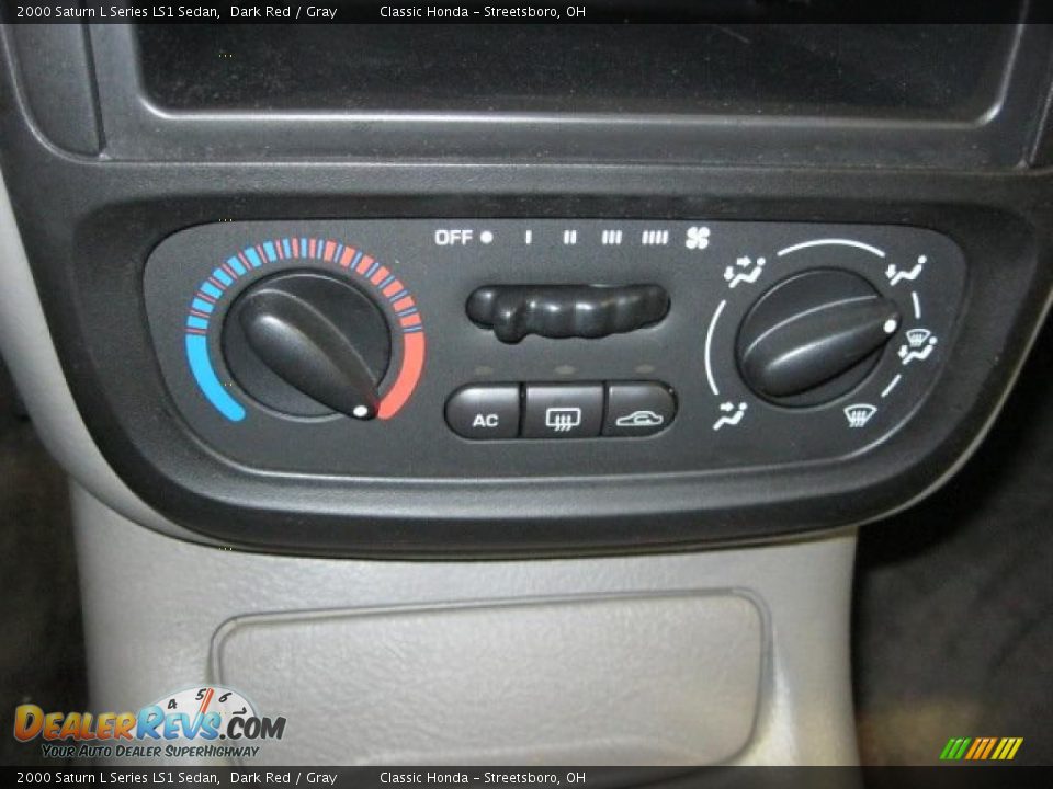 2000 Saturn L Series LS1 Sedan Dark Red / Gray Photo #24