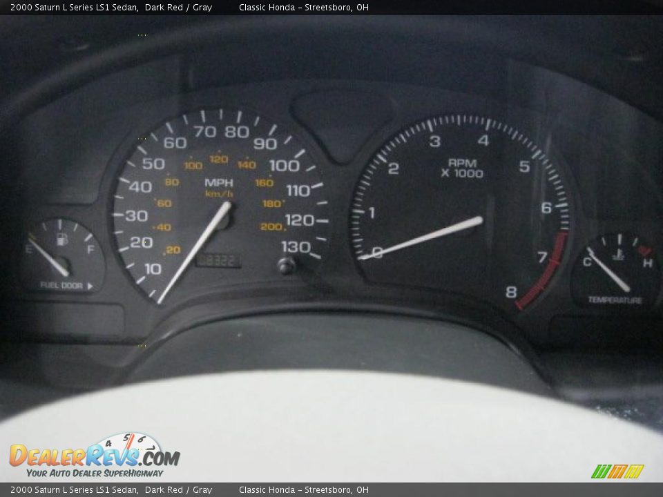 2000 Saturn L Series LS1 Sedan Dark Red / Gray Photo #27