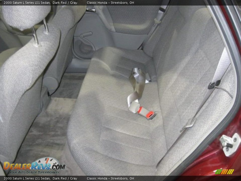 2000 Saturn L Series LS1 Sedan Dark Red / Gray Photo #31