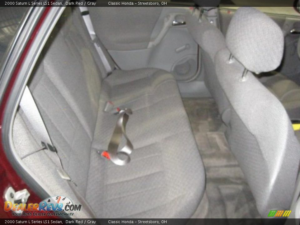 2000 Saturn L Series LS1 Sedan Dark Red / Gray Photo #32