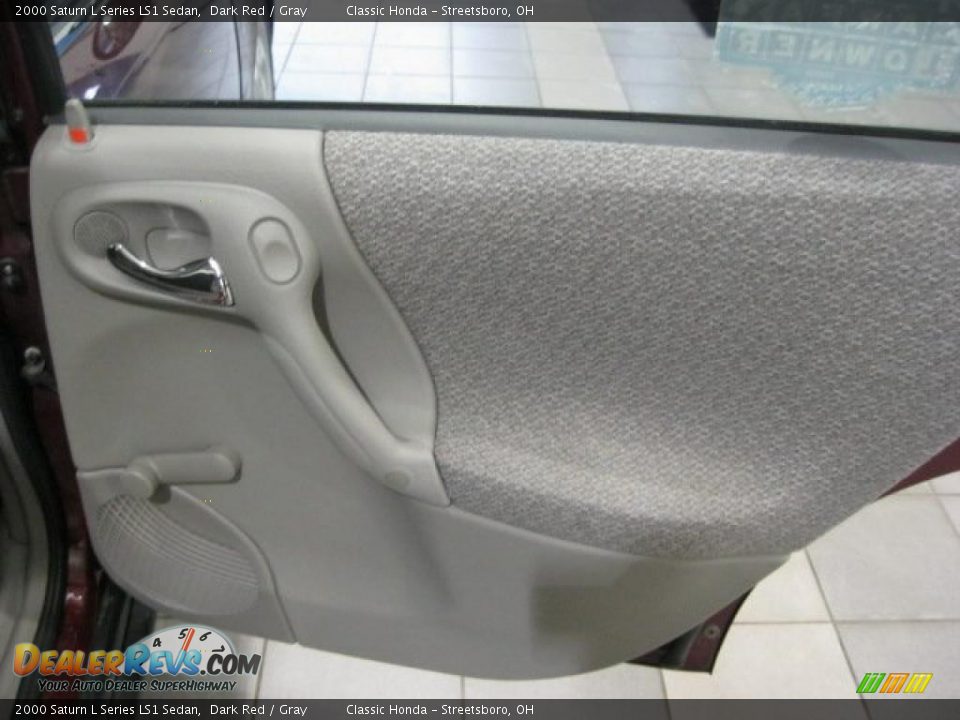 2000 Saturn L Series LS1 Sedan Dark Red / Gray Photo #33