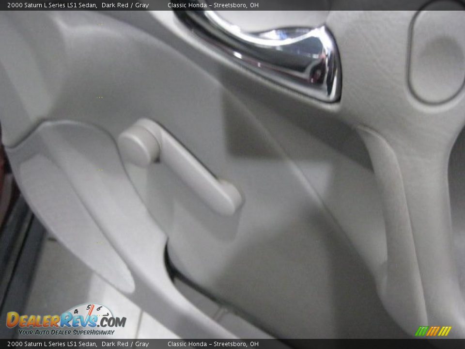 2000 Saturn L Series LS1 Sedan Dark Red / Gray Photo #35
