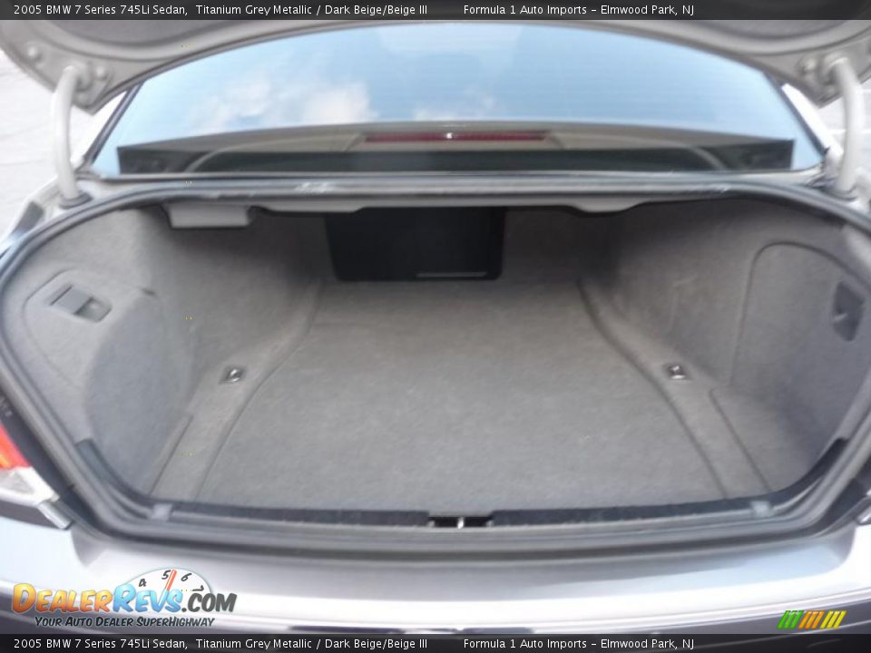2005 BMW 7 Series 745Li Sedan Trunk Photo #18