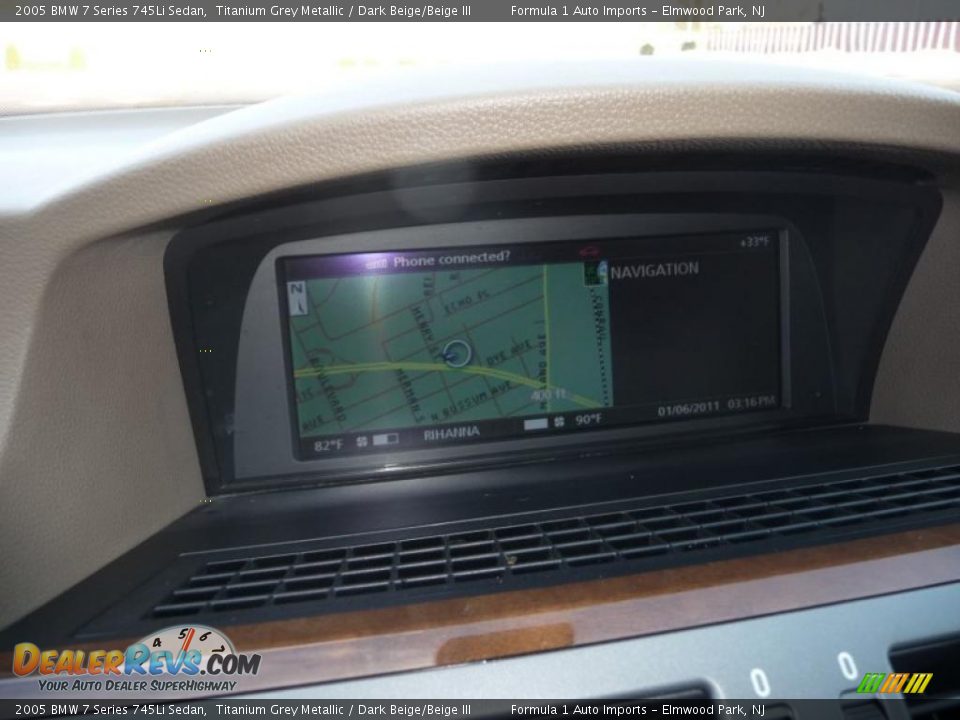 Navigation of 2005 BMW 7 Series 745Li Sedan Photo #27
