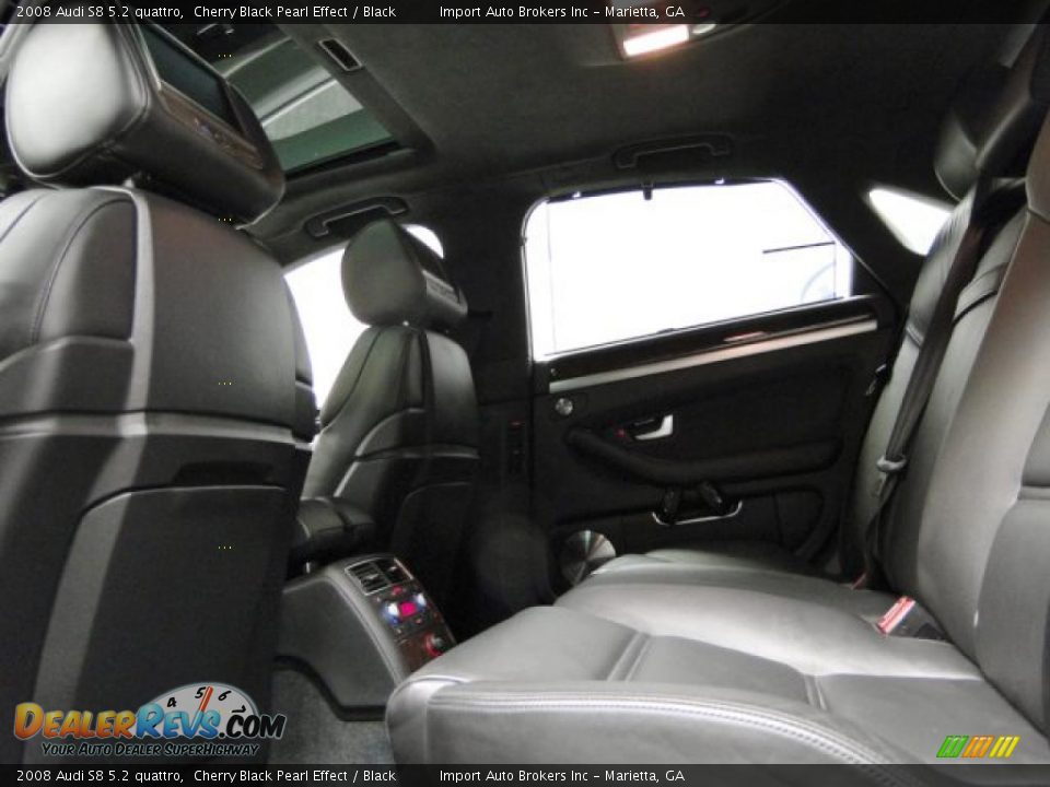 Black Interior - 2008 Audi S8 5.2 quattro Photo #26