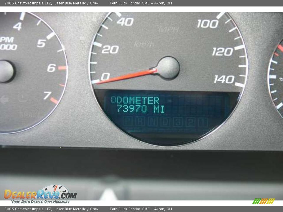 2006 Chevrolet Impala LTZ Laser Blue Metallic / Gray Photo #12
