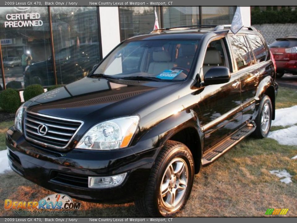 2009 Lexus Gx 470 Black Onyx   Ivory Photo #1 