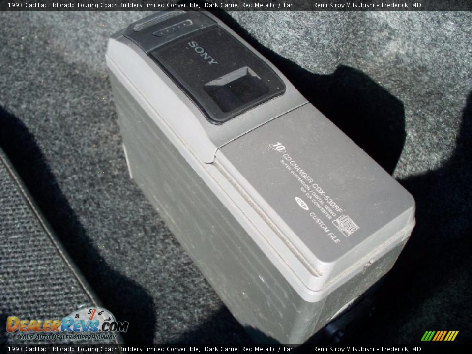 1993 Cadillac Eldorado Touring Coach Builders Limited Convertible Dark Garnet Red Metallic / Tan Photo #13