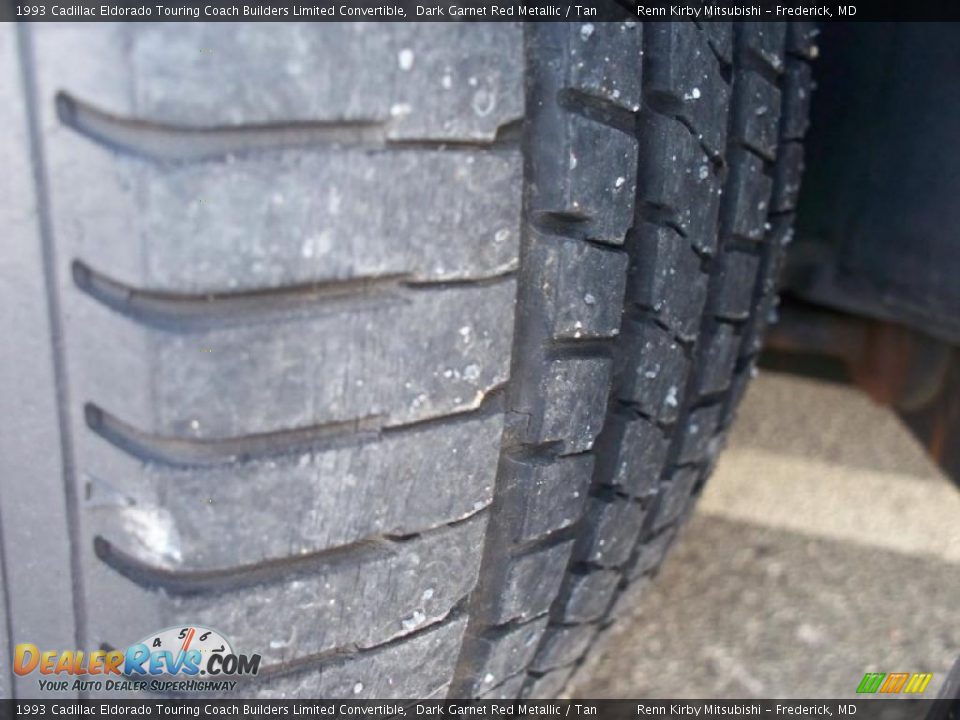 1993 Cadillac Eldorado Touring Coach Builders Limited Convertible Dark Garnet Red Metallic / Tan Photo #19