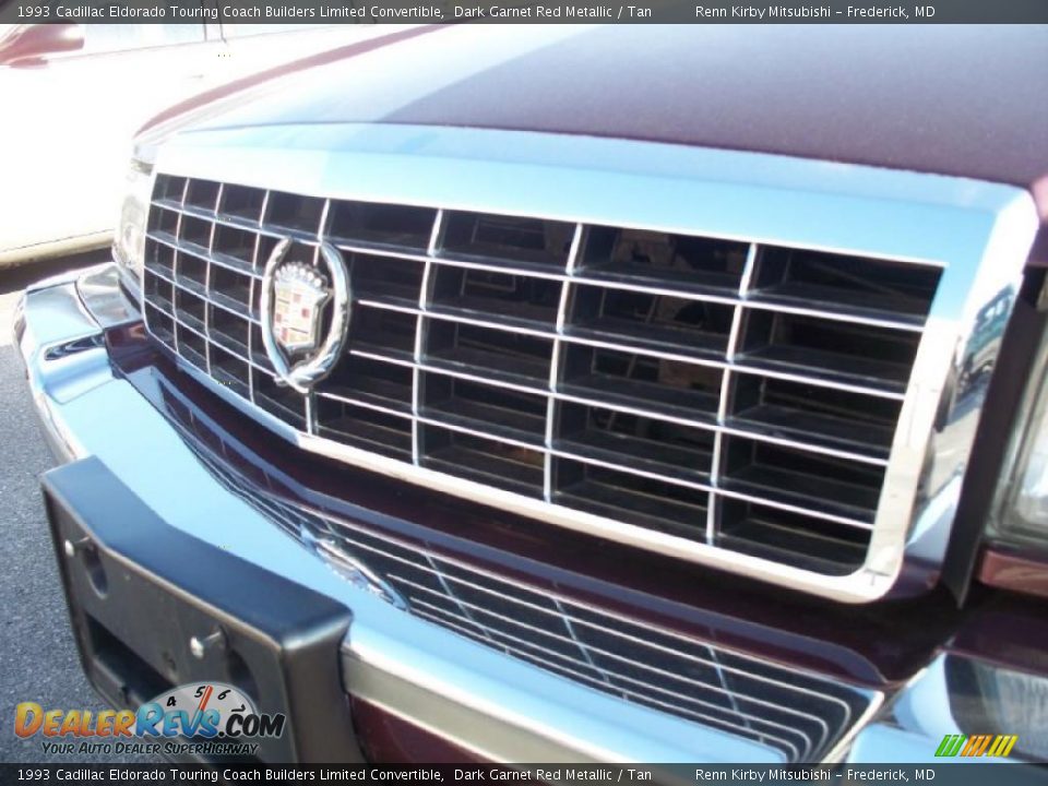 1993 Cadillac Eldorado Touring Coach Builders Limited Convertible Dark Garnet Red Metallic / Tan Photo #23