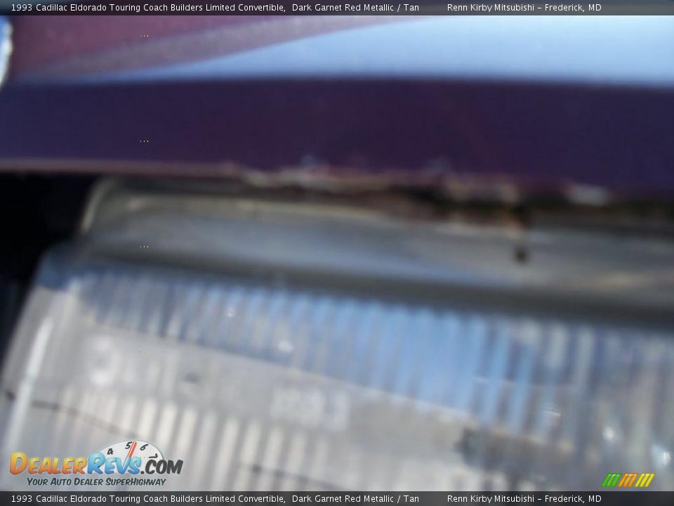 1993 Cadillac Eldorado Touring Coach Builders Limited Convertible Dark Garnet Red Metallic / Tan Photo #24