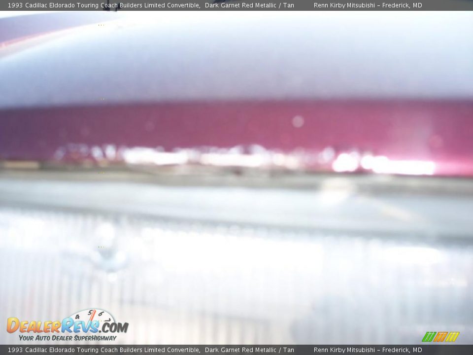 1993 Cadillac Eldorado Touring Coach Builders Limited Convertible Dark Garnet Red Metallic / Tan Photo #26