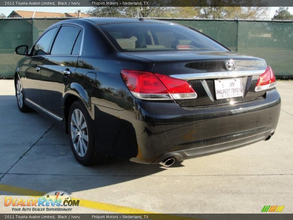 2011 Toyota Avalon Limited Black / Ivory Photo #5