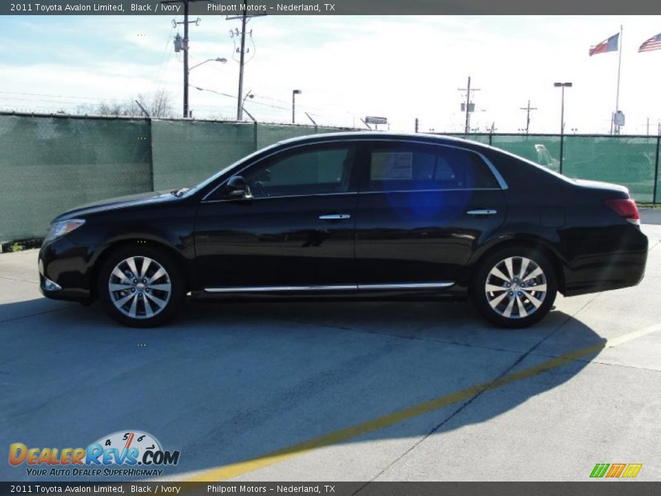 2011 Toyota Avalon Limited Black / Ivory Photo #6