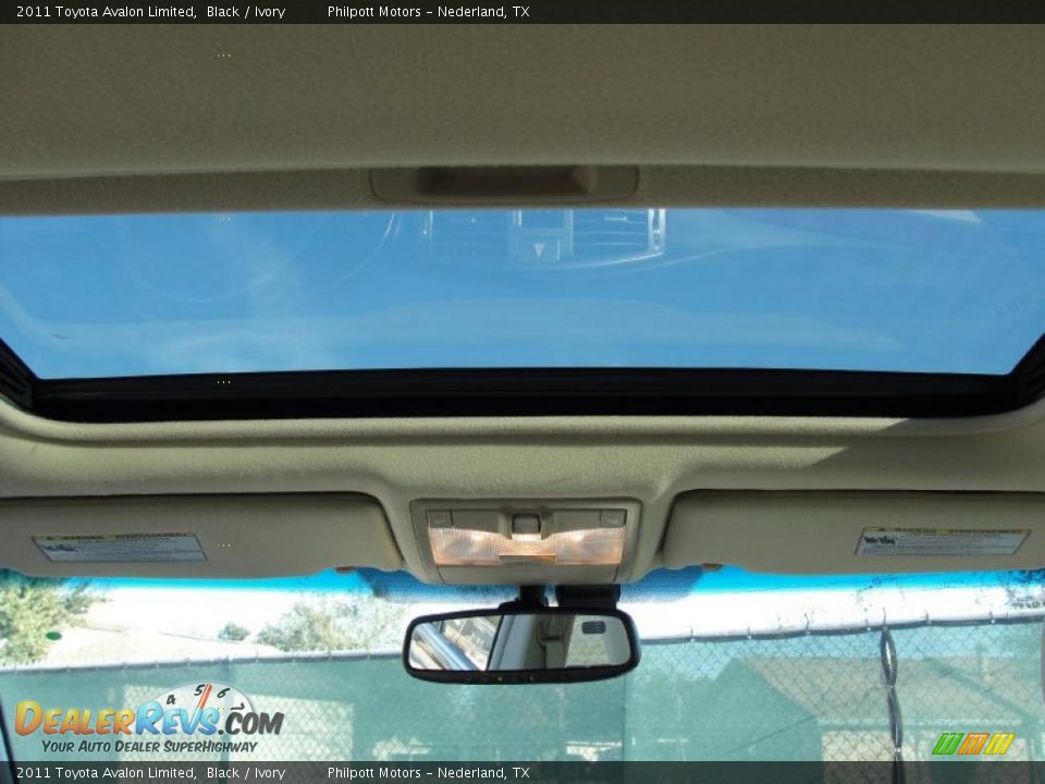 2011 Toyota Avalon Limited Black / Ivory Photo #23