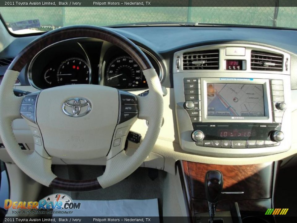 2011 Toyota Avalon Limited Black / Ivory Photo #24