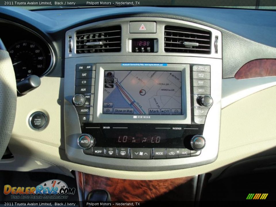 2011 Toyota Avalon Limited Black / Ivory Photo #25