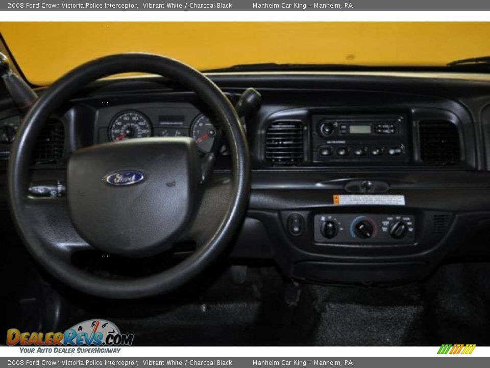 Dashboard of 2008 Ford Crown Victoria Police Interceptor Photo #5