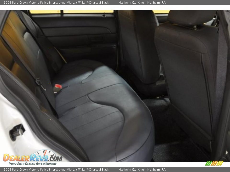 Charcoal Black Interior - 2008 Ford Crown Victoria Police Interceptor Photo #13