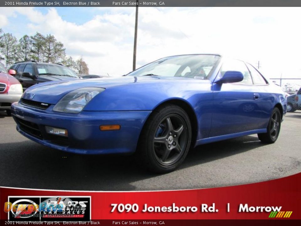 2001 Honda Prelude Type SH Electron Blue / Black Photo #1