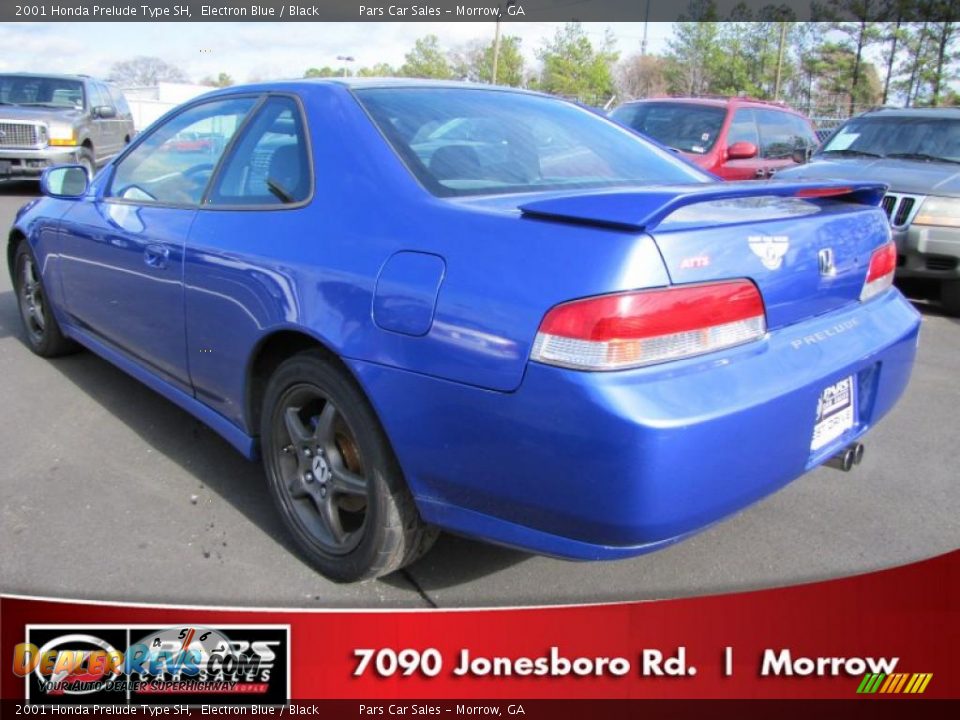 2001 Honda Prelude Type SH Electron Blue / Black Photo #2