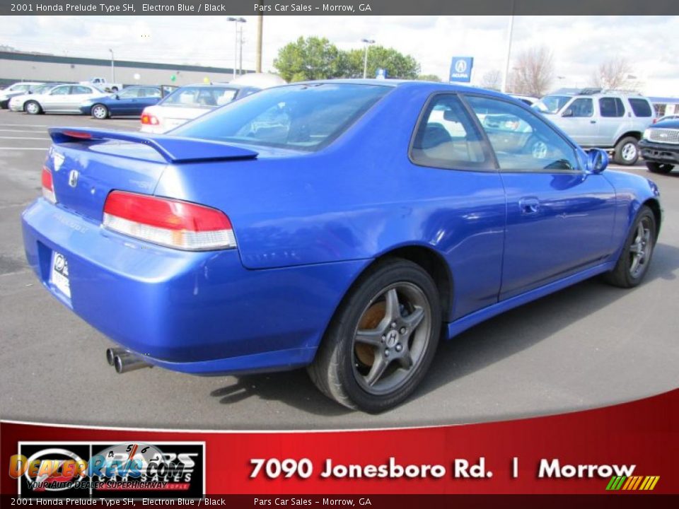 2001 Honda Prelude Type SH Electron Blue / Black Photo #3